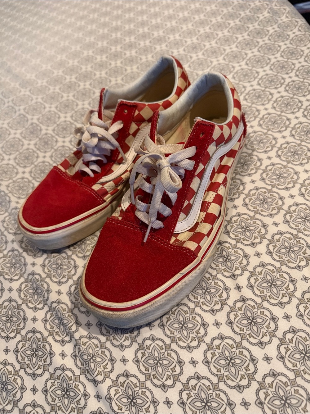 Vans Old School Red Checkered